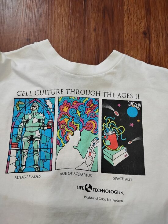 Hanes Other - Vintage 90s Cell Culture Life Technologies Art T-Shirt
